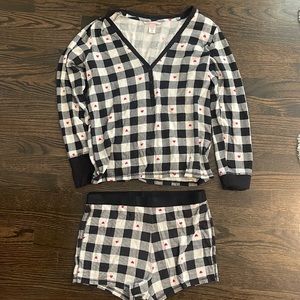 Heart Victoria Secret Pajama Set